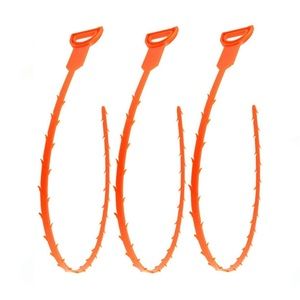 Unused 3 Pack - 25 Inch Drain Snake Tool